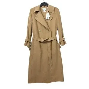 Vince Jackets Coats Vince New 50 Lofty Wool Blend Belted